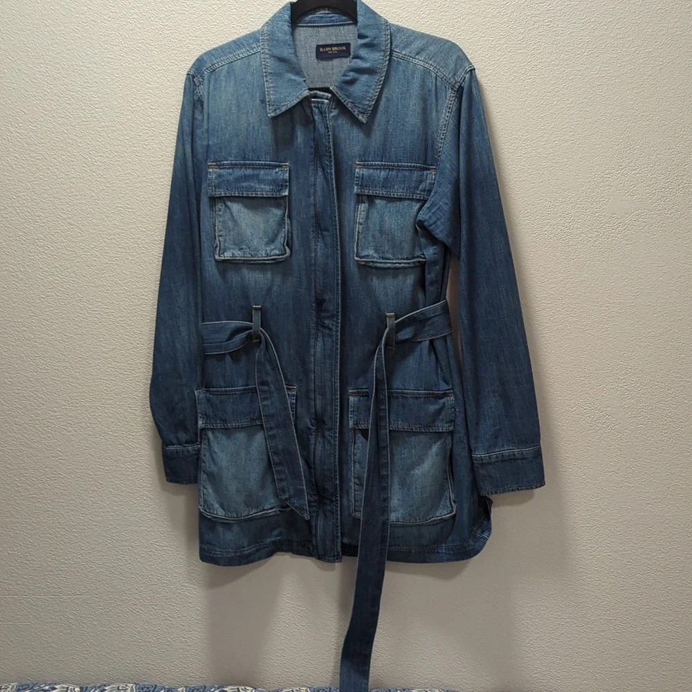 Ramy Brook Blue Denim Mini Dress